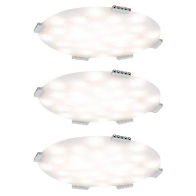 Produktbild von Paulmann Function MaxLED Softpad Basisset Silber 3 x 2,8W 240lm warmweiß 2700K 230/24V mit Sensor