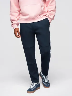 Productafbeelding van Ombre joggingbroek met rechte pijpen en elastische details, donkerblauw, maat XXL