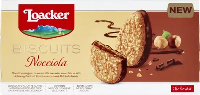 Produktbild von 6x Loacker Biscuits Pasticceria Nuss Selection Milchschokolade und Haselnuss 100 g + Italian Gourmet polpa 400g