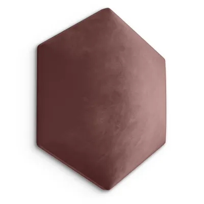 Zdjęcie produktu dla Panel Tapicerowany Hexagon Plaster Miodu 35cm x 40cm Brudny Róż