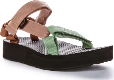Produktbild von Teva Midform Univ Open Toe Gemina Maple Strap Damen Vegane Sandalen in Braun – 3 UK - 36 EU - 5 US / Brown