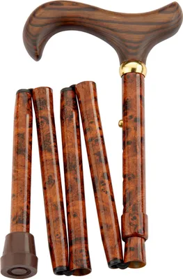 Produktbild von Mini-Faltstock BIRDEYE verstellbar mit Tasche und Etui bronze>>>>