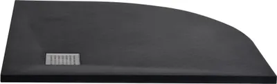 Produktbild von vidaXL Duschtasse SMC Schwarz 90x90 cm