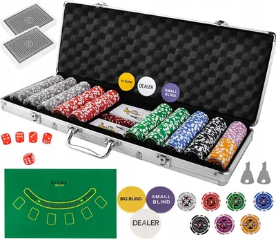 Obrázok produktu pre ISO 9538 Poker set 500 žetónov HQ