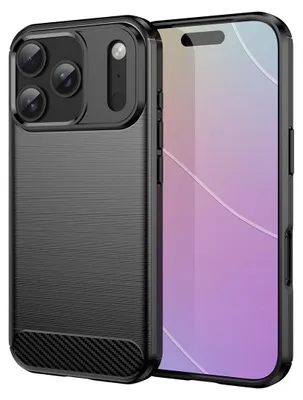 Produktbild von König Design Hülle kompatibel mit Kunststoff Soft Handyhülle - Handy Case Schwarz