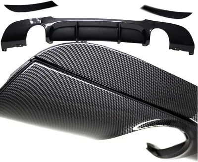 Produktbild von Heckdiffusor Sport-Performance Carbon Glanz Optik passend für BMW E90 E91 335 Modelle mit M-Paket 05-11