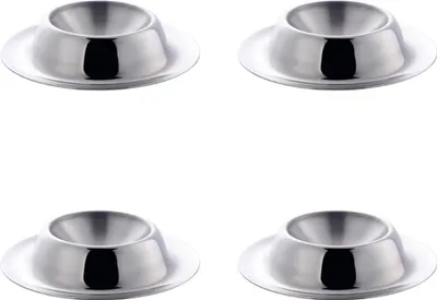 Produktbild von INF 4er Set Eierbecher aus Edelstahl - Perfekte Eierhalter für Frühstück
