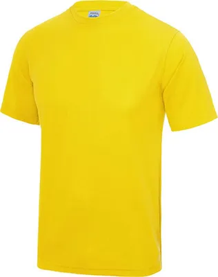 Produktbild von Just Cool JC001 | Cool T-Shirt +WRAP  +UV-Sonnenschutz 30 - Farbe: Sun Yellow - Größe: M