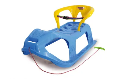 Produktbild von Jamara Snow Play Schlitten mit Lehne Snow-Star 90cm blau