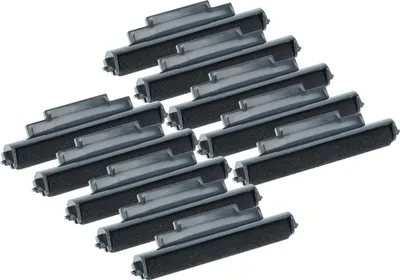 Produktbild von vhbw 10x Farbrolle, Farbwalze Schwarz Ersatz für Casio JR1101-Gr.720 für Taschenrechner, Registrierkasse