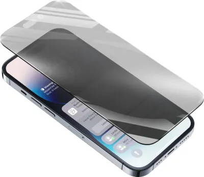 Produktbild von Cellularline Top Secret Glass - iPhone 14 Pro, Apple, iPhone 14 Pro, Antibakteriell, Transparent, 1 Stück(e)