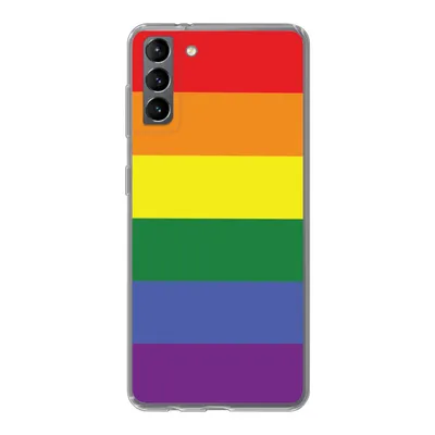 Produktbild von MuchoWow® Handyhülle Schutzhülle Hülle für Samsung Galaxy S21 Plus Regenbogen - Stolz - Regenbogenfahne Silikon Softcase Handy Hülle - Handy-Tasche
