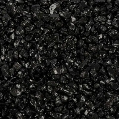 Produktbild von 1kg Glasgranulat 2-4mm Dekogranulat Glassteine Glassplitter Dekoglas schwarz