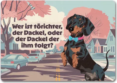 Produktbild von Dachshundliebe Fußmatte in 35x50 cm ohne Rand