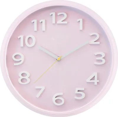 Produktbild von MPM-Quality Wanduhr Tahira rund Ø 350 mm Kunststoff Violett