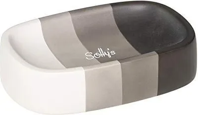 Produktbild von Solly´s Seifenschale mit Abtropfwanne, 12,3 x 8 x 3 cm, Mehrfarbig