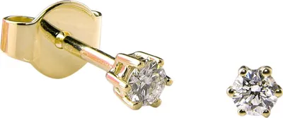 GLIZZ GL8159 Damen-Ohrringe 585 Gold Diamant-Ohrstecker 0,15 Karat 1