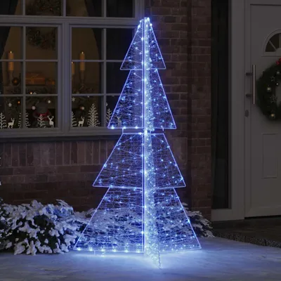Obrázek produktu pro vidaXL Vánoční stromek s 240 LED diodami modrý 180 cm akrylový