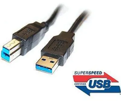 Zdjęcie produktu dla Kabel PremiumCord USB 3.0, A-B, 9-stykowy, 3 m