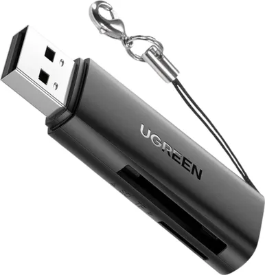 Obrázek produktu pro Ugreen Adaptér čtečky karet Sd & Tf Usb 3.0 Black
