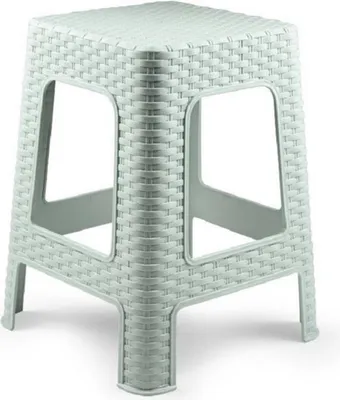 Produktbild von PlasticForte Kuchenhocker/Schritt - grun - Kunststoff - 45 cm