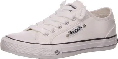 Produktbild von Dockers Schnürhalbschuhe in weiss/weiss kombi, Gr. 43
