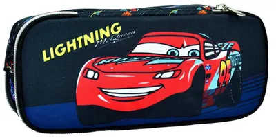 Productafbeelding van Disney Cars pennenetui met 2 vakken, 26 cm