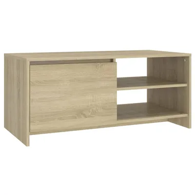 Immagine prodotto di vidaXL Tavolino in rovere Sonoma 102x50x45 cm Materiale a base di legno