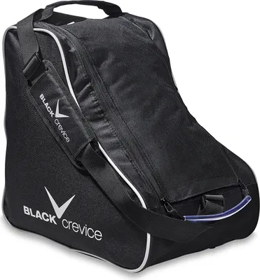 Produktbild von Black Crevice - Langlaufschuh-Tasche | 40x36x26 cm | 42 Liter | Farbe: Schwarz/Silber