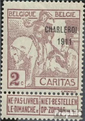Produktbild von Briefmarken Belgien 1911 Mi 82III mit Falz Tuberkulose