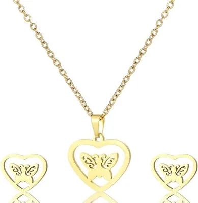 Produktbild von Set NB-21657 - Elegantes Schmuckset in Gold KP21657