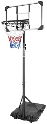 Produktbild von Basketballkorb, verstellbare Höhe, tragbares Design, Schwarz