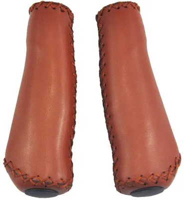 Immagine prodotto di Manici ergonomici in pelle - realizzati a mano - Set da 2 pezzi