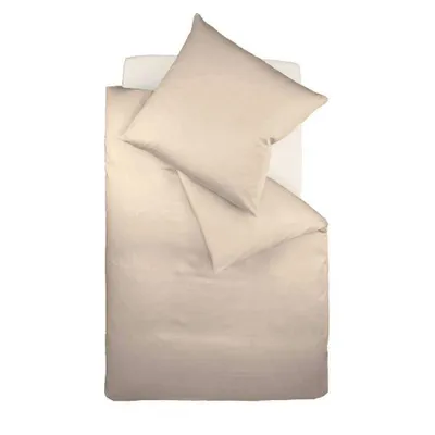 Produktbild von Fleuresse Mako Satin-Bettwäsche colours 9042 taupe, Größe 200x200 cm