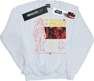 Produktbild von Star Wars - "Tie Fighter Pilot" Sweatshirt für Herren BI45769 (M) (Weiß)