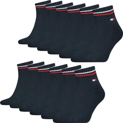 Produktbild von 6 Paar Tommy Jeans Herren Quarter Iconic Socken
