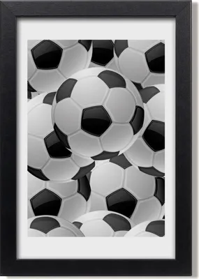 Produktbild von Bild 20x30 MDF-Rahmen, Wandkunst Fußball