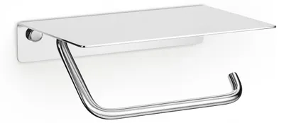 Produktbild von Hozze 100-500 Toilettenpapierhalter mit Ablage Chrom