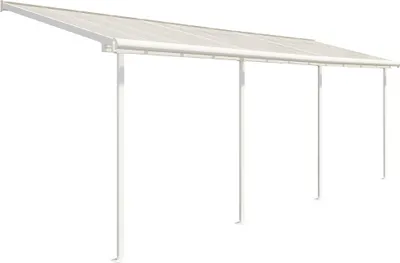 Produktbild von Palram - Canopia Aluminium Terrassenüberdachung Sierra Weiß 228x671x300 cm