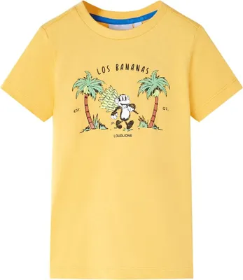 Produktbild von Möbel Kinder-T-Shirt Helles Ocker 104 - Langarmshirts &10877