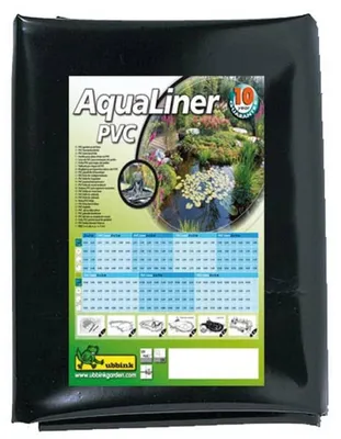 Obrázek produktu pro Ubbink AQUALINER - Jezírková fólie - PVC, jako hotový rozměr, skládaná, tloušťka 0,5 mm - 4 x 3 m