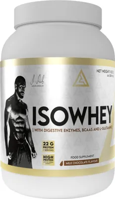 Produktbild von Lazar Angelov Nutrition | IsoWhey | Whey Protein Isolate with Digestive Enzymes, BCAA & Glutamine Chocolate milk