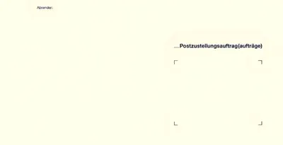 Produktbild von RNK Zustellungsumschlag an Postamt 125x235mm