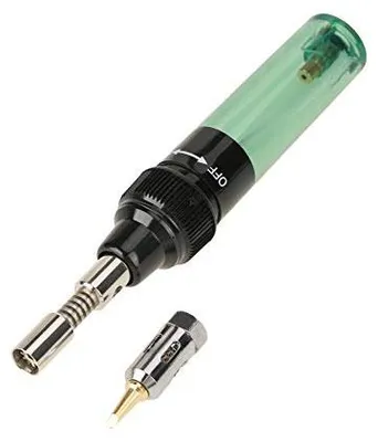 Produktbild von Mini Gasbrenner + Drahtloses Butangas Lötkolben - 1300°C - Reminnborv4t986gean-01