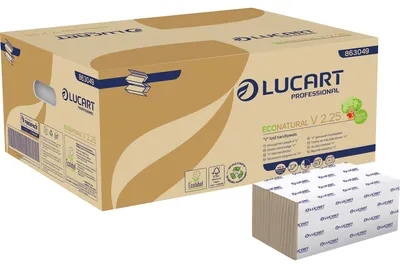 Zdjęcie produktu dla Eco Natural Papierhandtuch 863049 2lagig 21x253cm 3.800Blatt