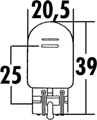 Immagine prodotto di Elettricità Lampadina di parcheggio con cavo, 12V/3W