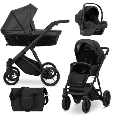 Produktbild von Kinderwagen Kunert Ivento 3in1 – Farbe: Schwarzperle