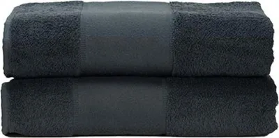 Produktbild von A&R 701.50 | PrintMe Bath Towel / 70 x 140 cm - Farbe: Graphite - Größe: 70 x 140 cm