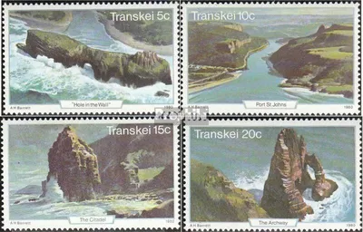 Produktbild von Briefmarken Südafrika - Transkei 1980 Mi 79-82 (kompl.Ausg.) gestempelt Küste