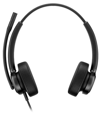 Produktbild von HP Poly Mission 425 USB-Headset, kabelgebunden, Stereo, Schwarz